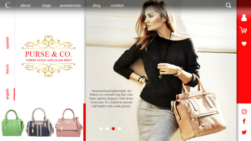 Purse Company Landing Page